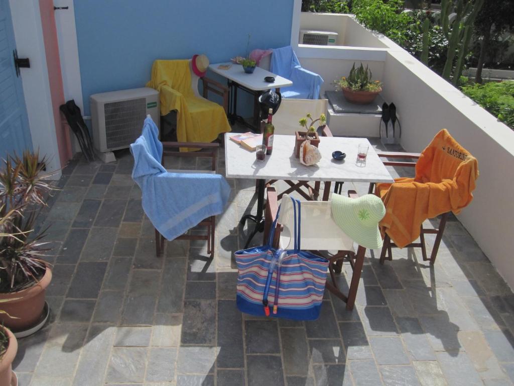 Villa Nikos Karamolegkos Kamari Ngoại thất bức ảnh